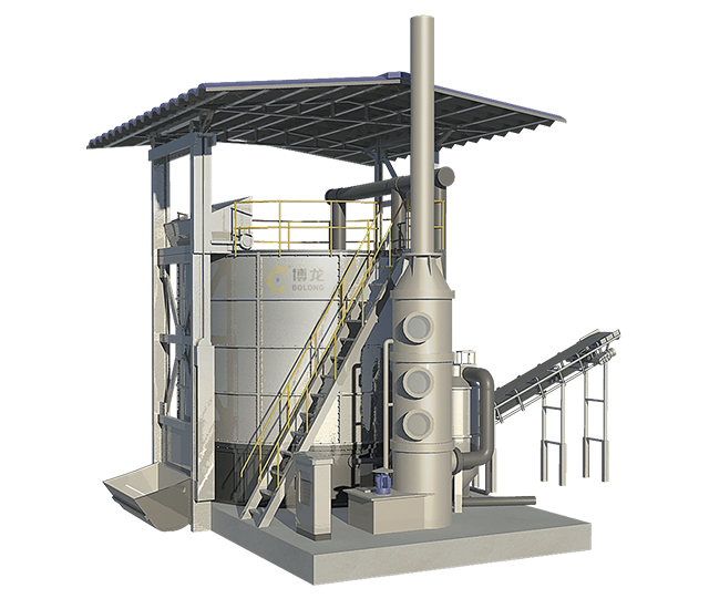 Livestock and husbandry manure compost tank